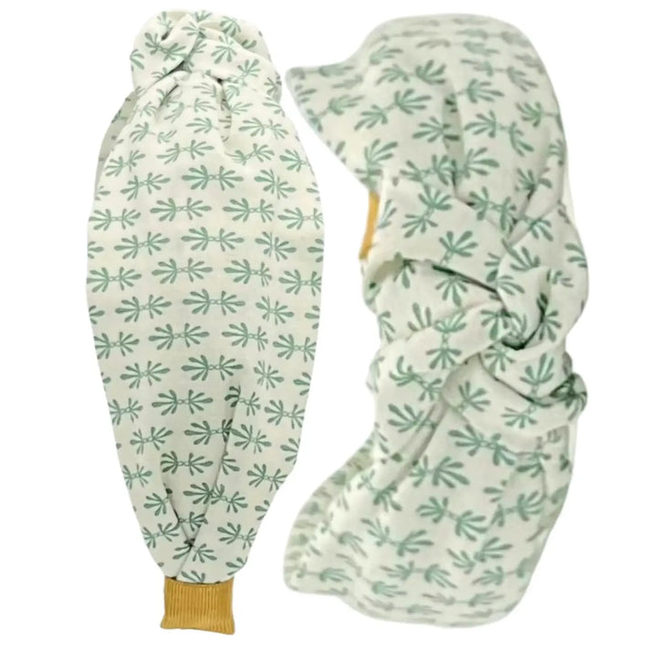 Mint Petals Knot Headband