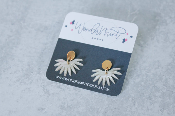 Mini Fan Earrings