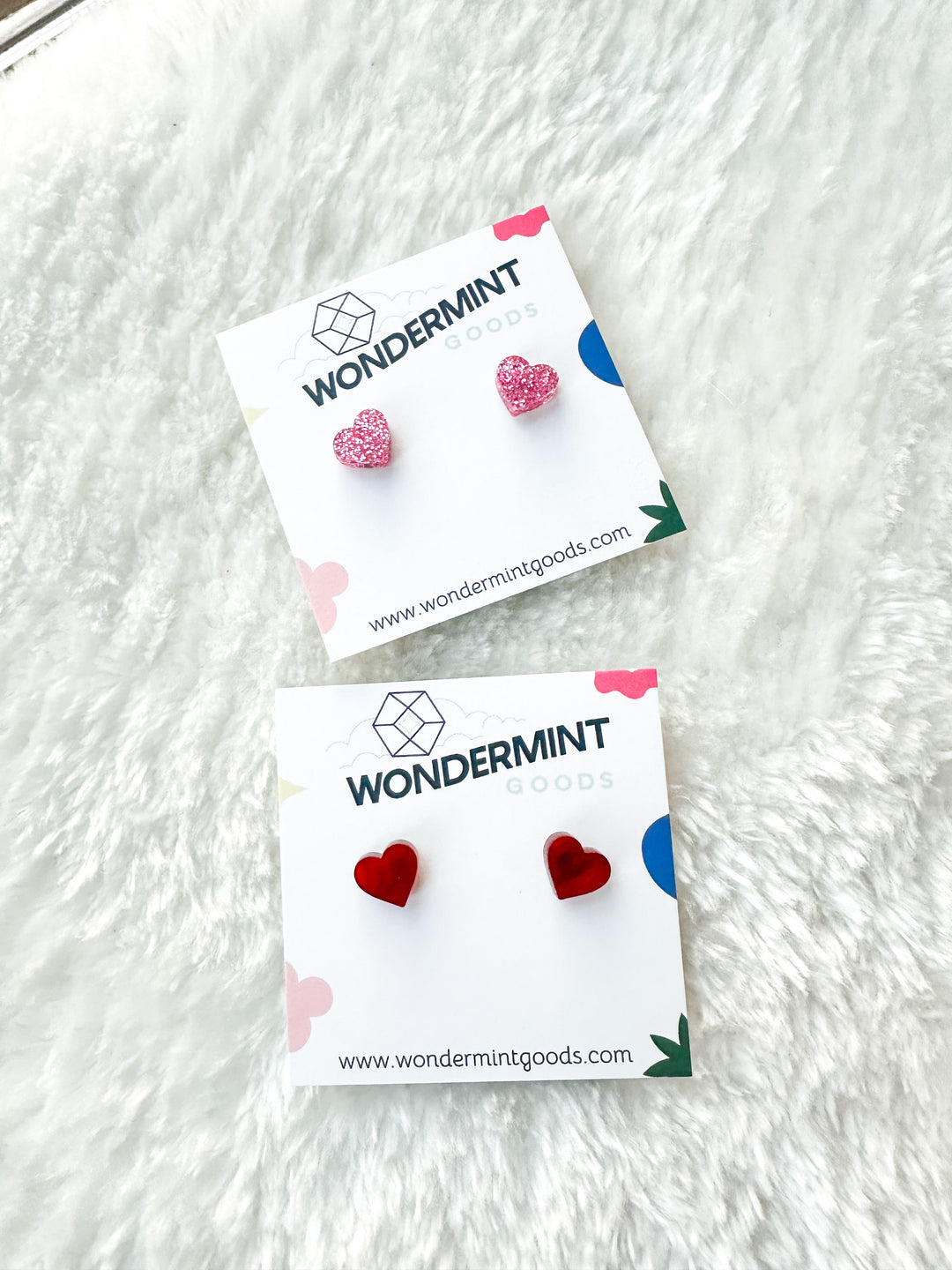 Mini Heart Stud Earrings