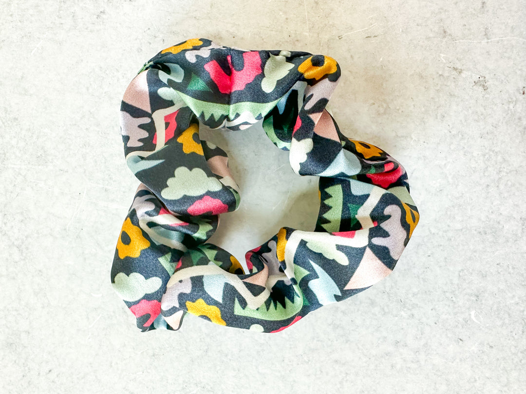 Wondermint Goods x CB Grey Silk Scrunchie