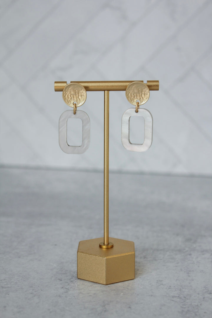 The Rachel Mini - Rectangle Acrylic Earrings