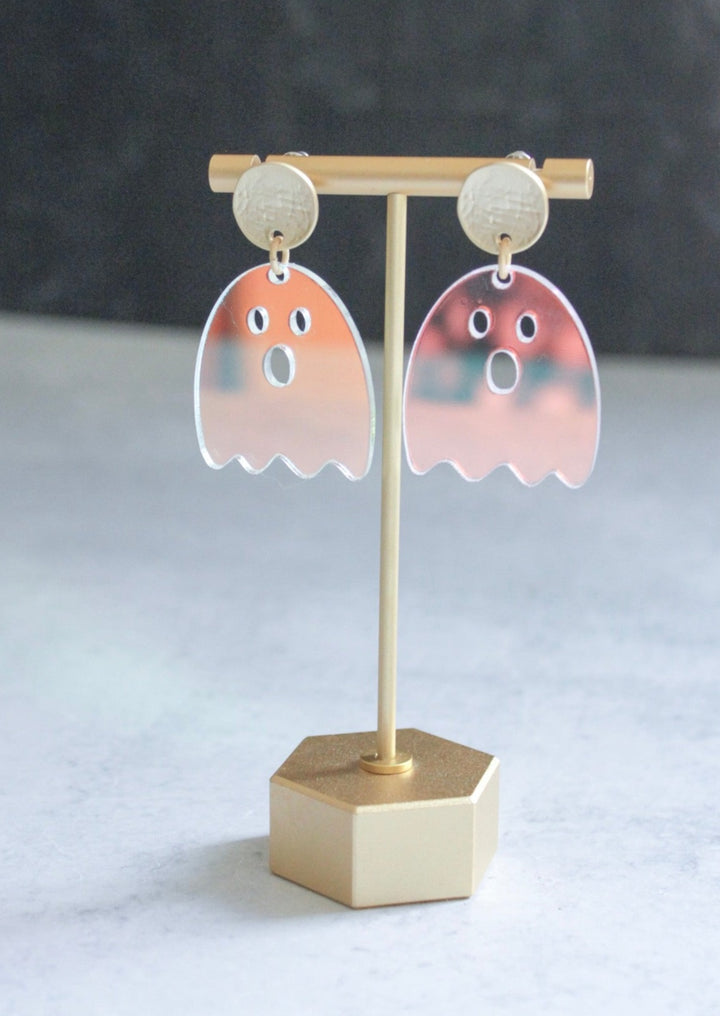 Iridescent Ghost Earrings