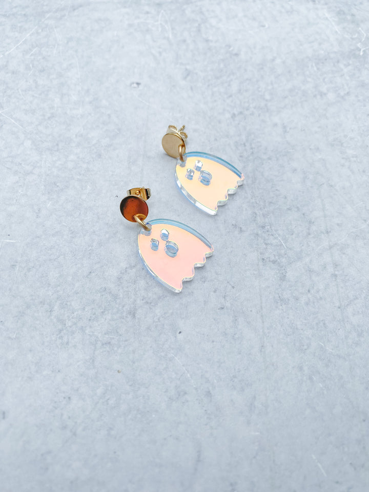 Mini Ghost Earrings