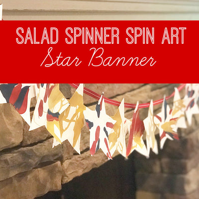 Patriotic Star Banner - Salad Spinner Art