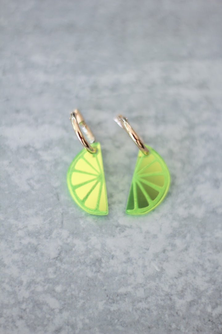 Huggie Hoop Charm Earrings