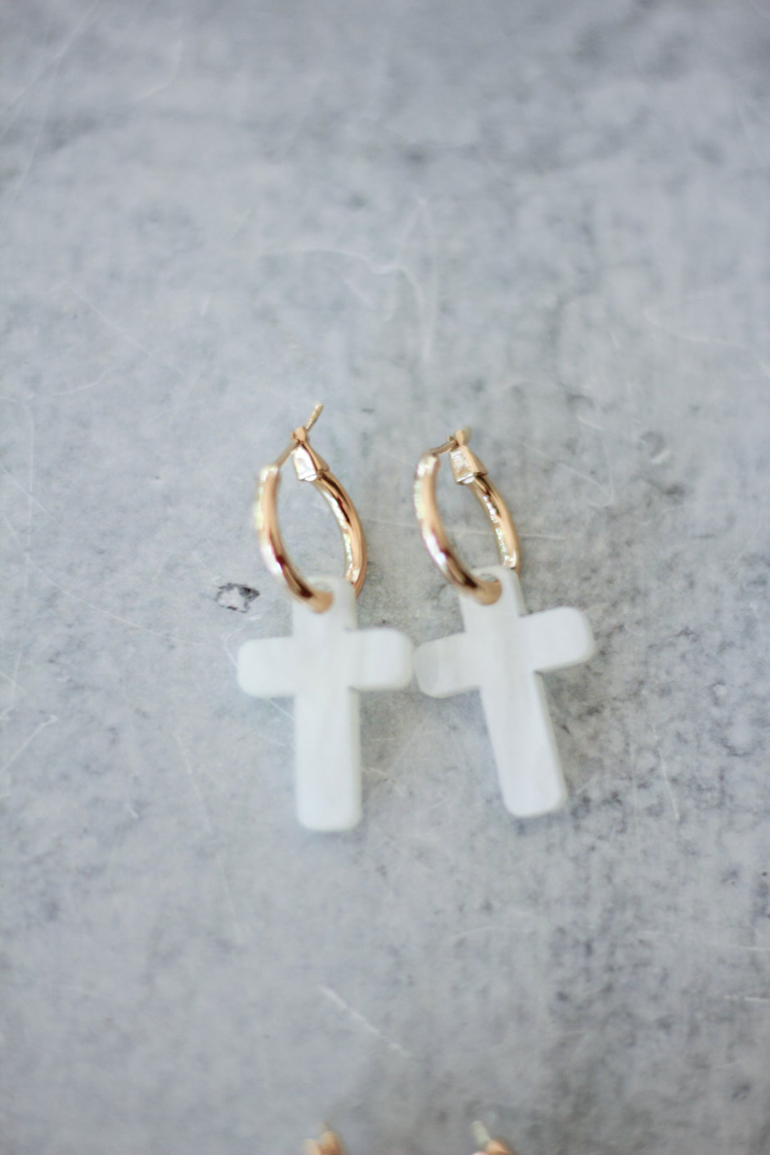 Huggie Hoop Charm Earrings