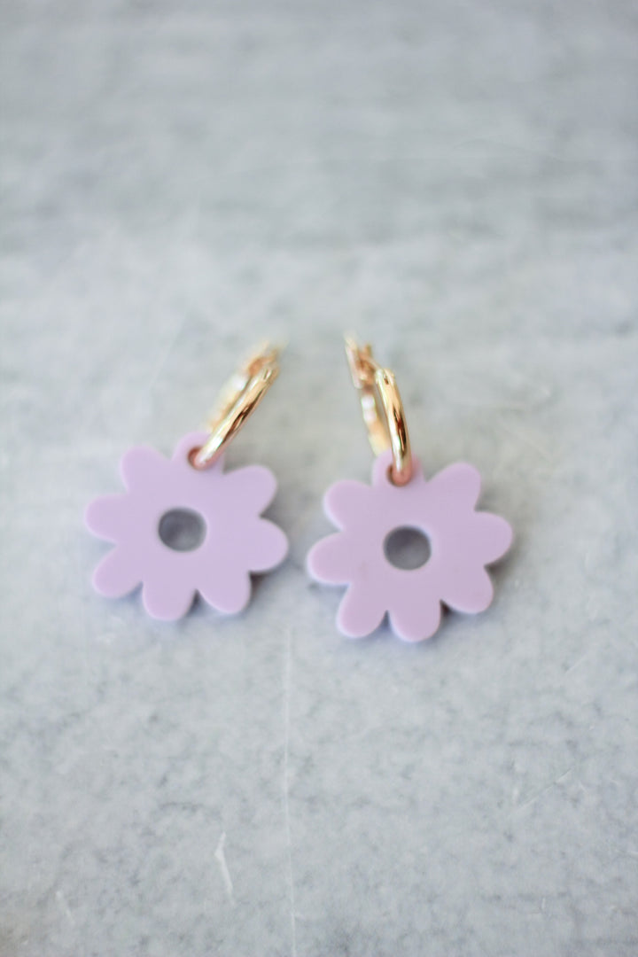 Huggie Hoop Charm Earrings