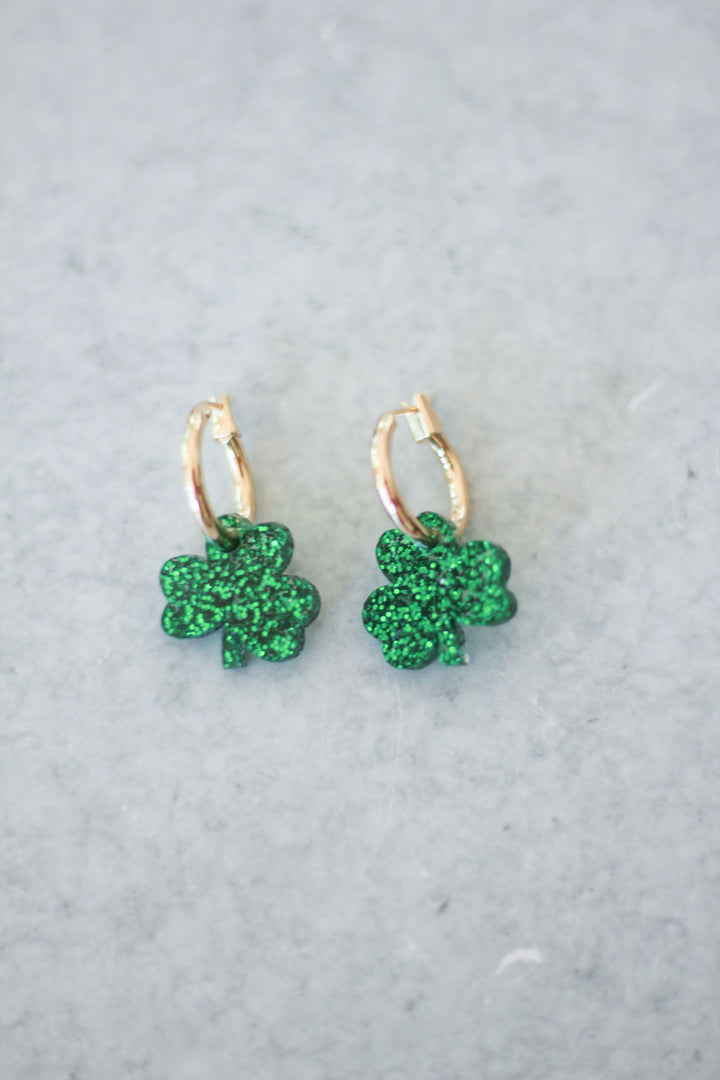 Huggie Hoop Charm Earrings