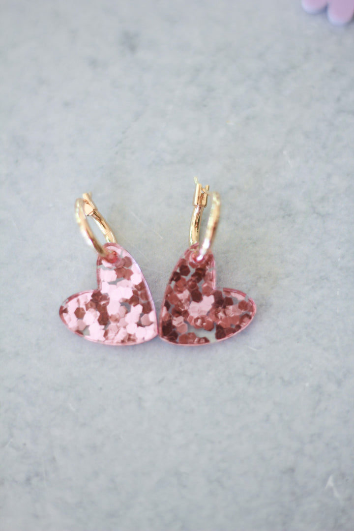 Huggie Hoop Charm Earrings