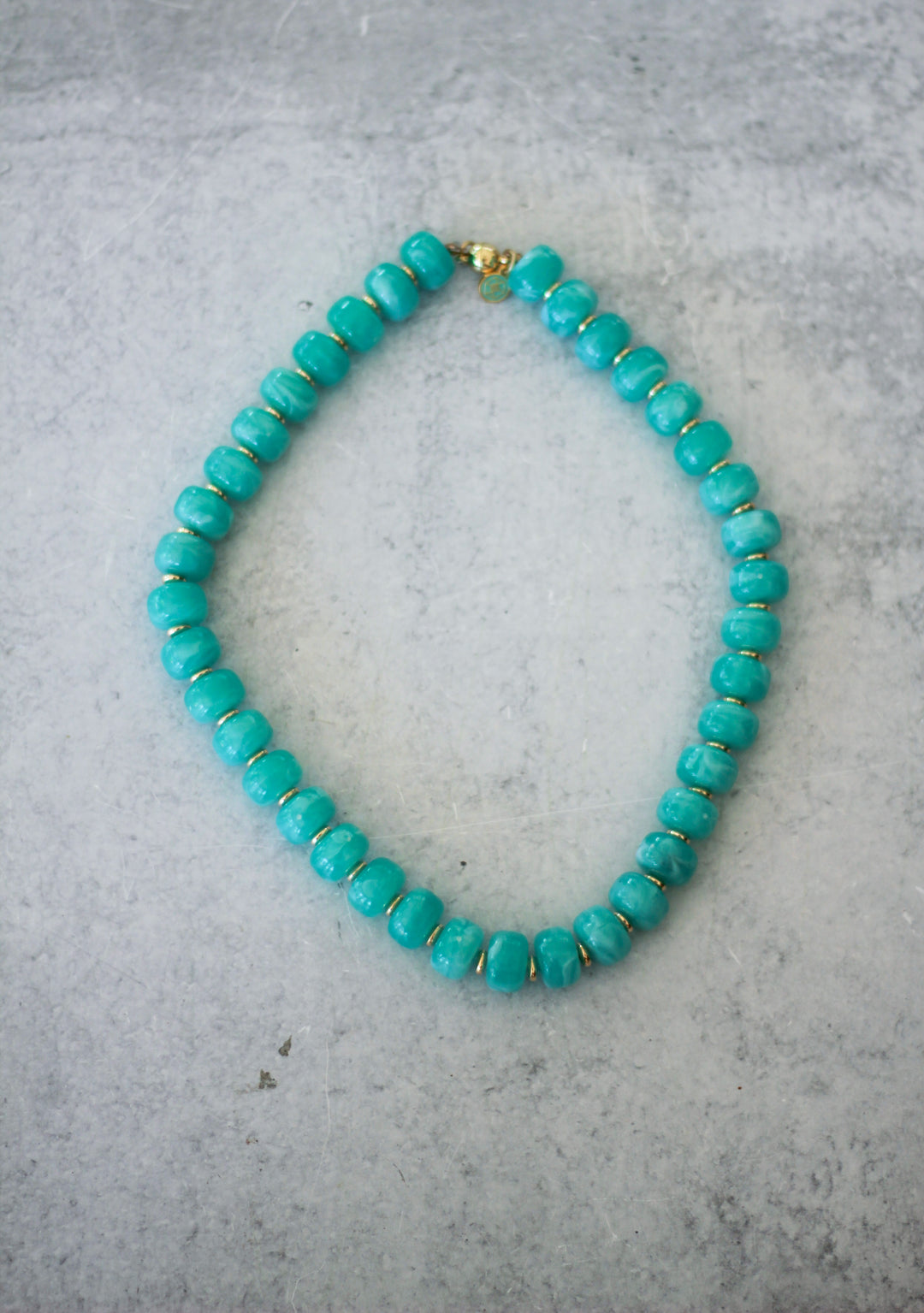 Chunky Acrylic Beaded Necklace