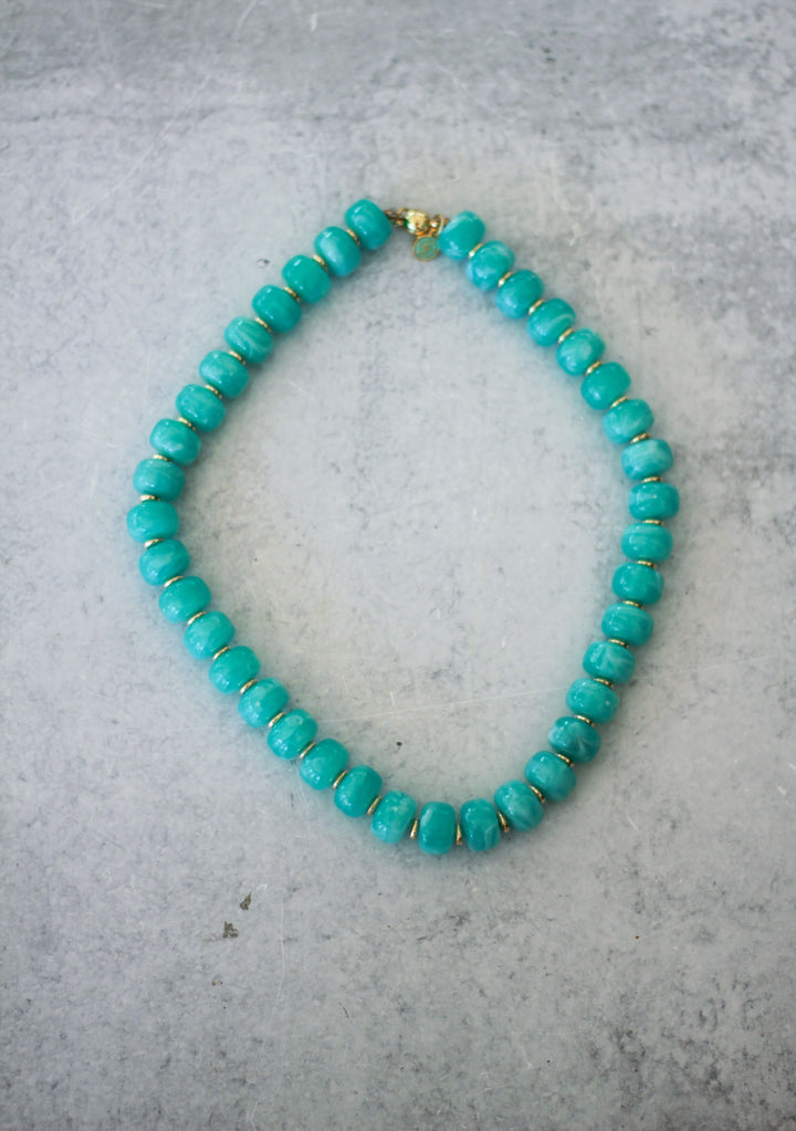 Chunky Acrylic Beaded Necklace