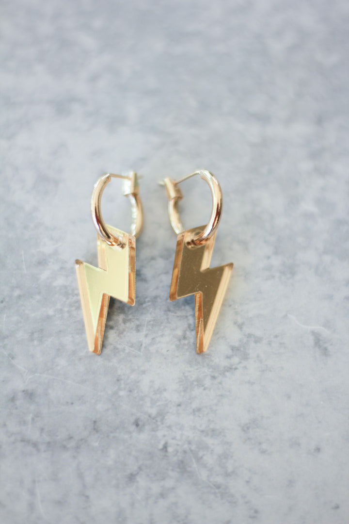 Huggie Hoop Charm Earrings