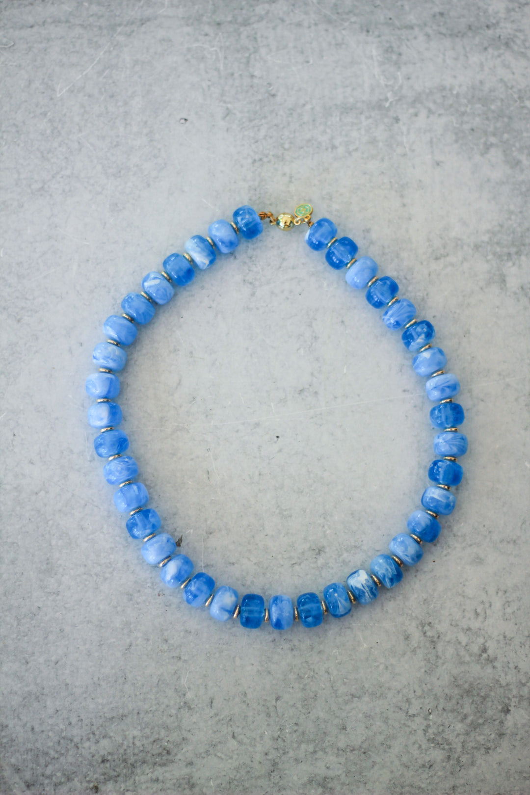 Chunky Acrylic Beaded Necklace