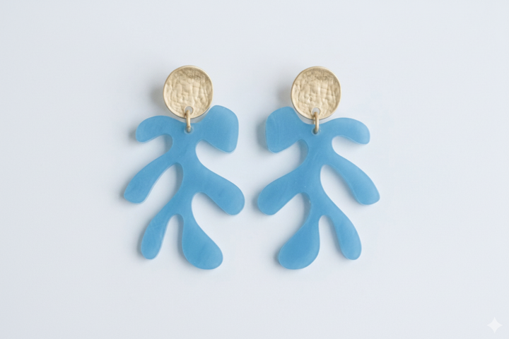 Abstract Coral Earrings