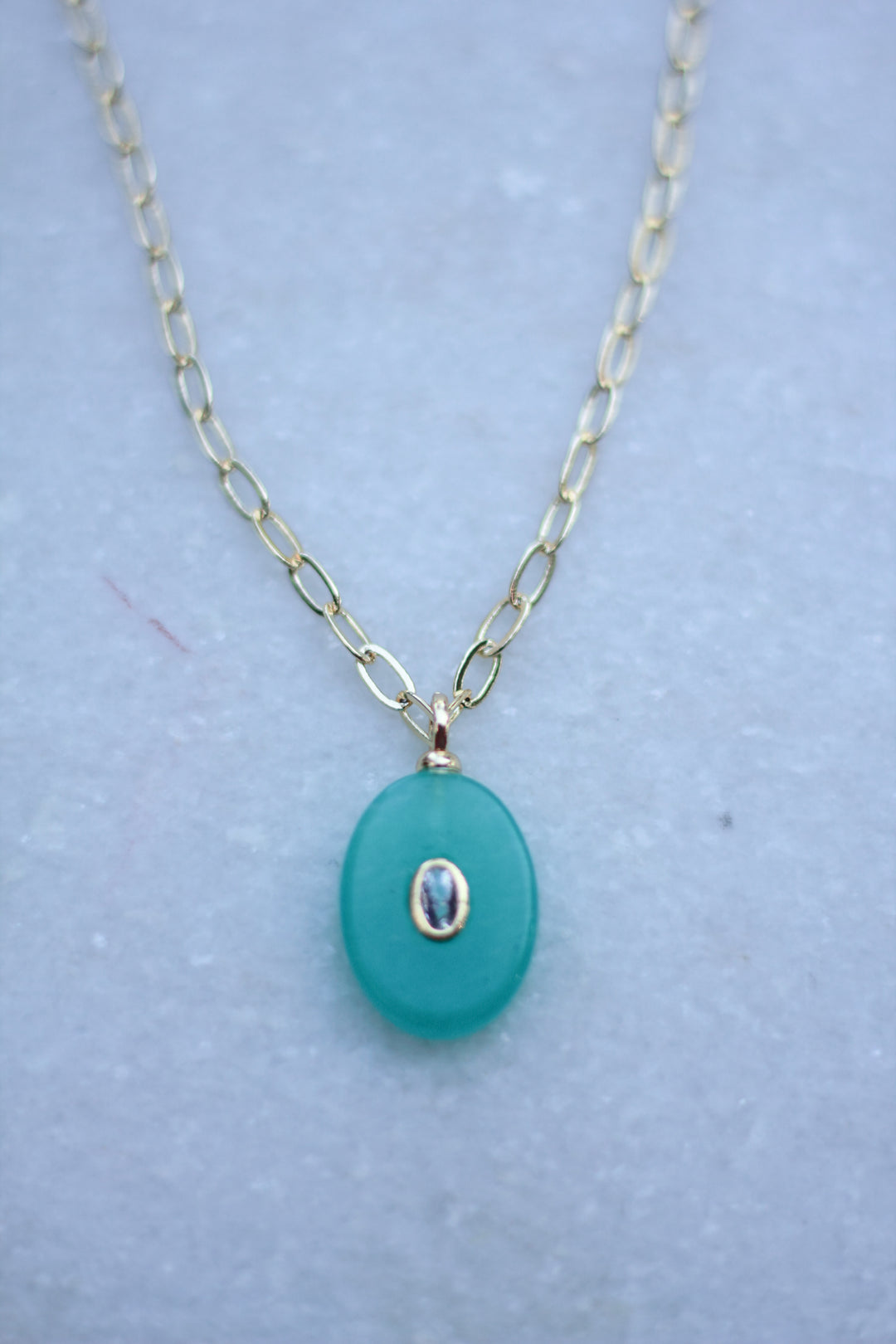 Stone Pendant Necklace