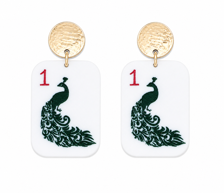 Mahjong Earrings