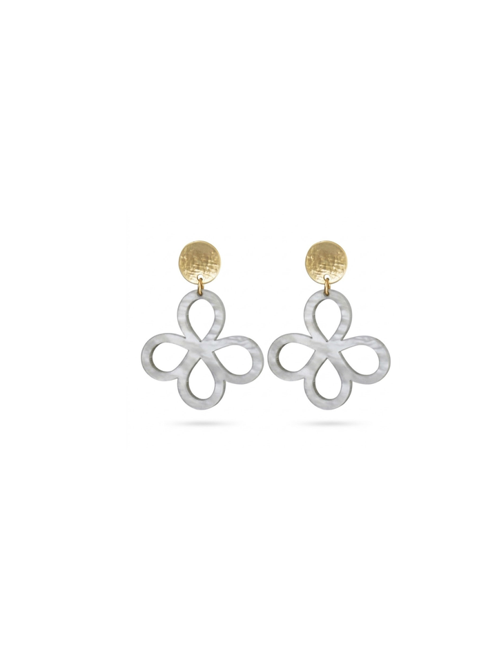 The Clara  - Loopy Clover Acrylic Earrings