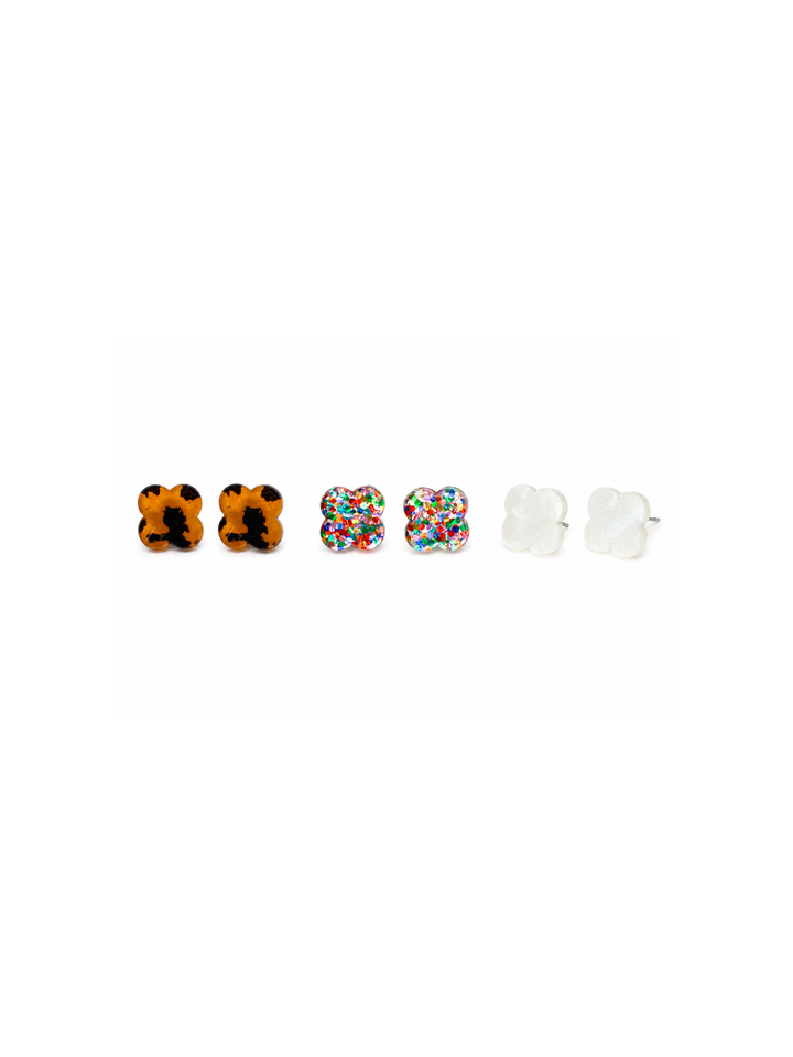 Clover Acrylic Studs