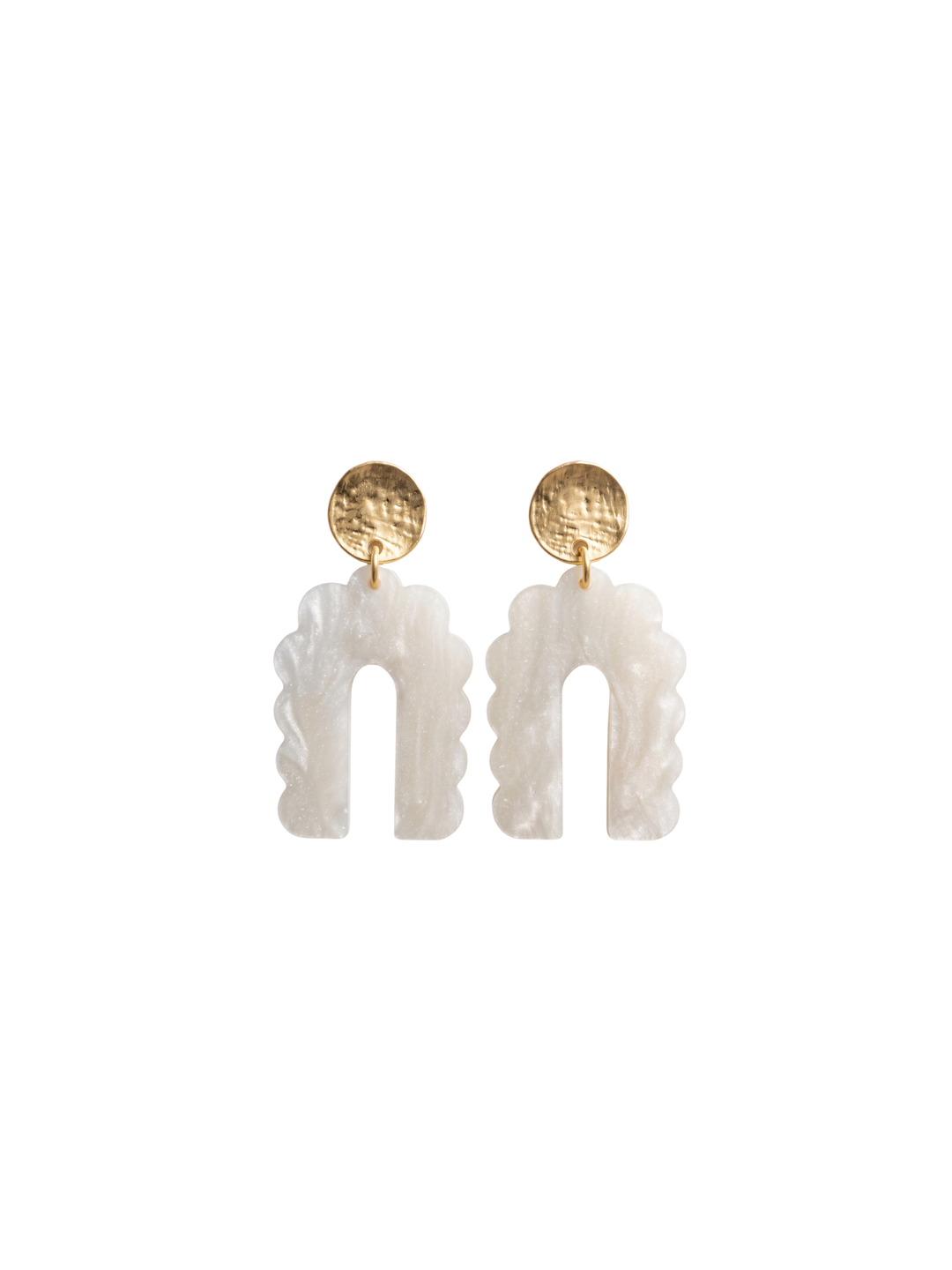 Scalloped Arch Earrings