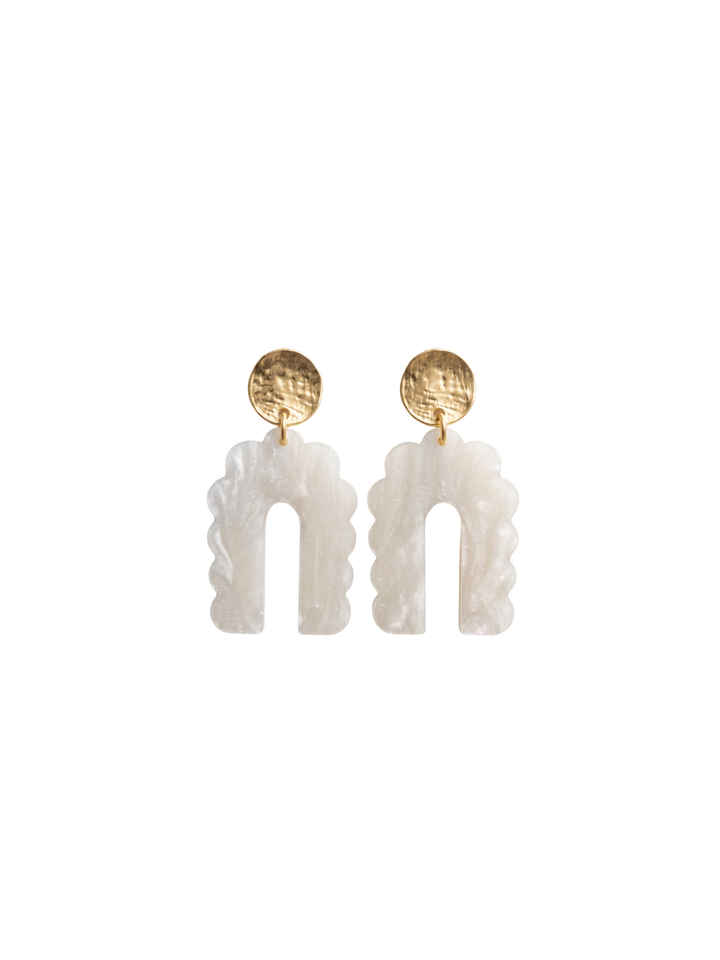 Scalloped Arch Earrings