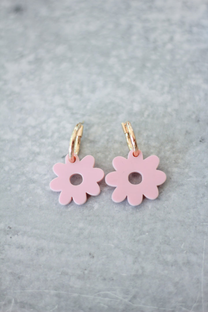 Huggie Hoop Charm Earrings