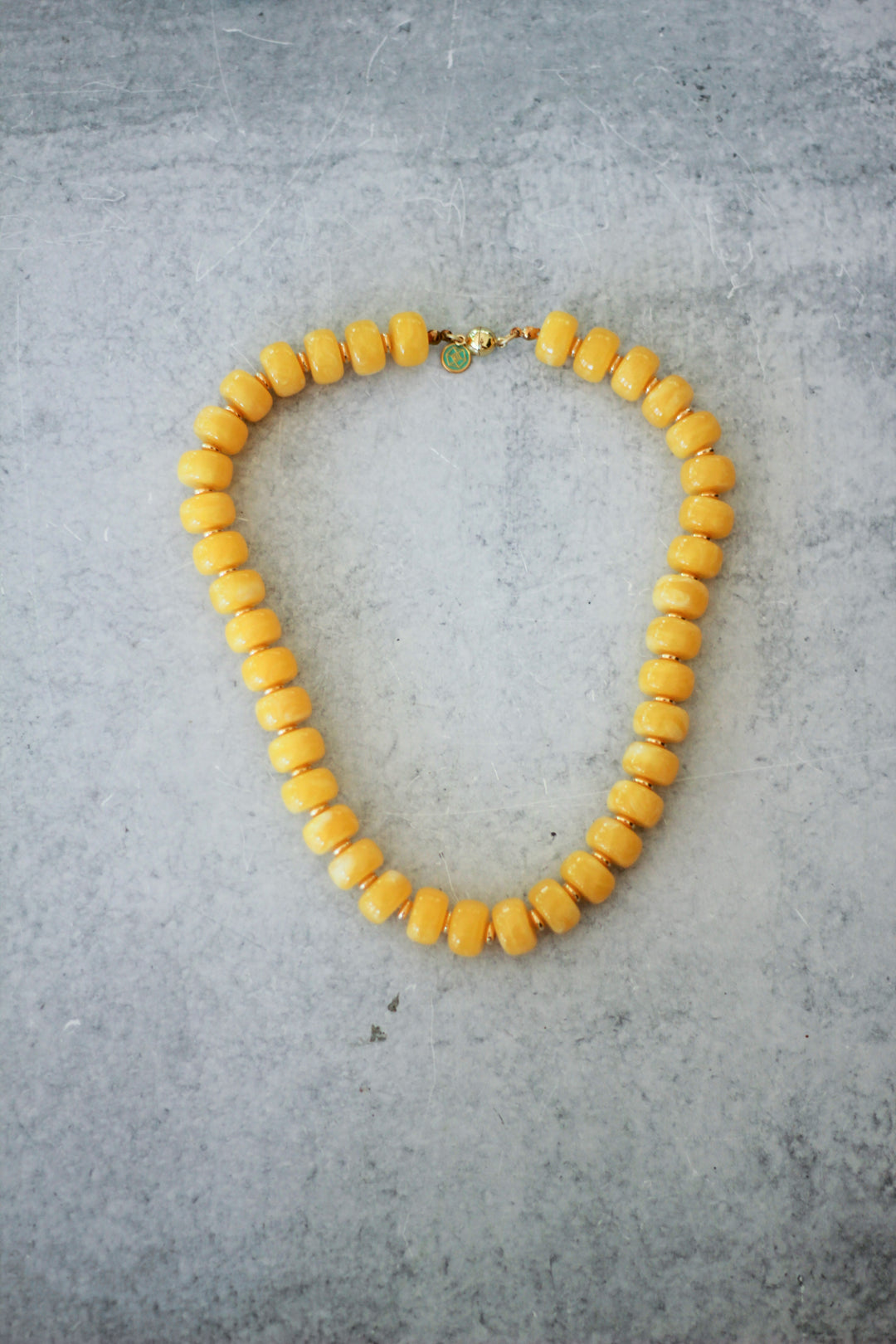 Chunky Acrylic Beaded Necklace