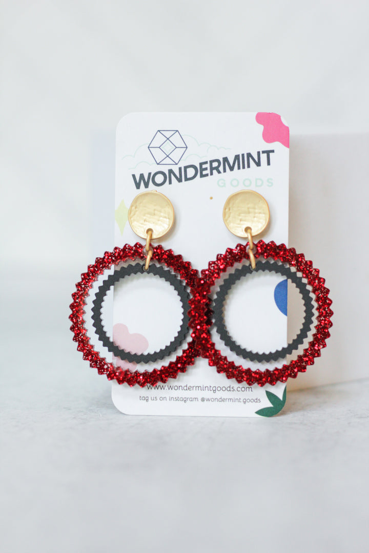 Gameday Circle Earrings