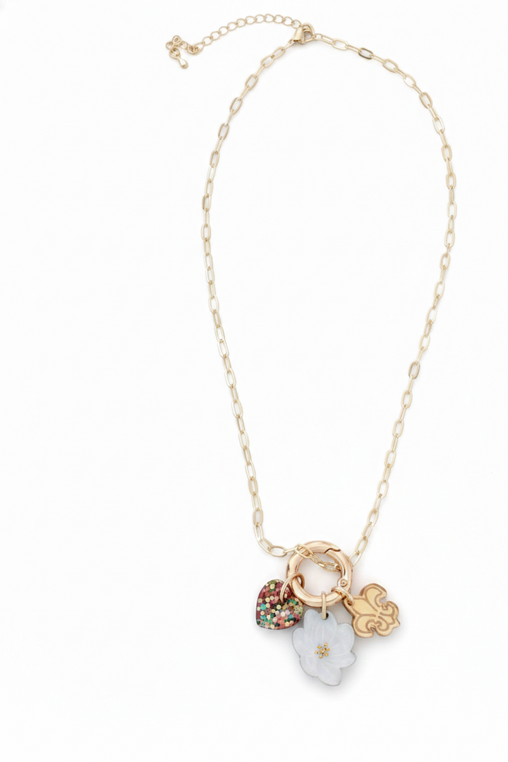 Mary Ryan Brown Charm Necklace