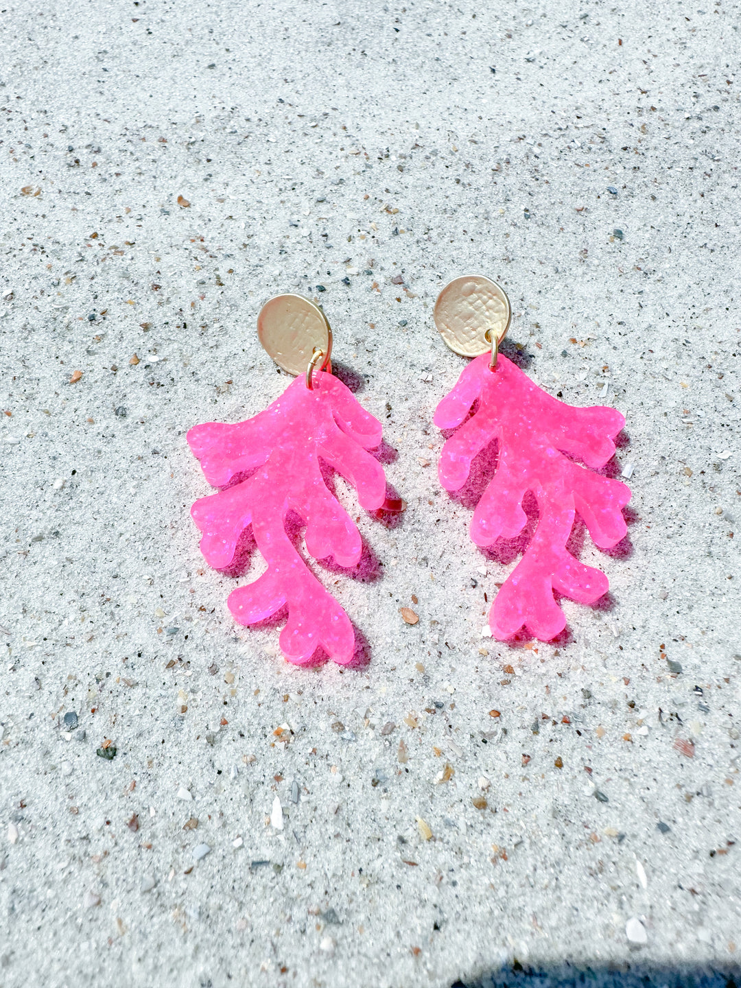 Coral Earrings