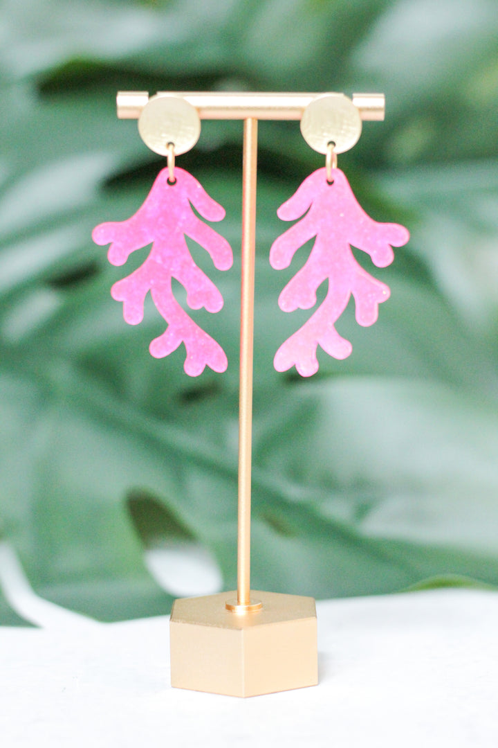 Coral Earrings