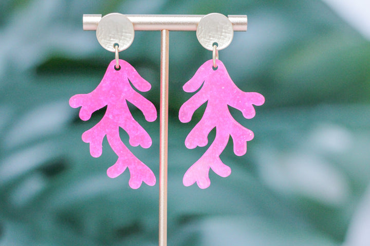 Coral Earrings