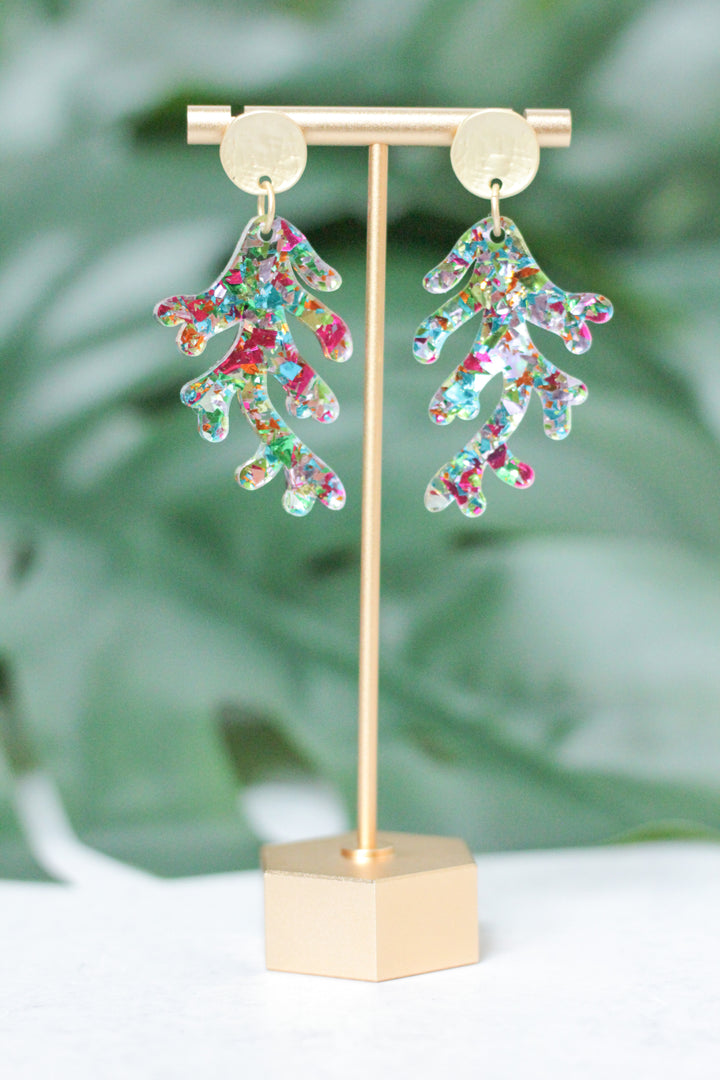 Coral Earrings