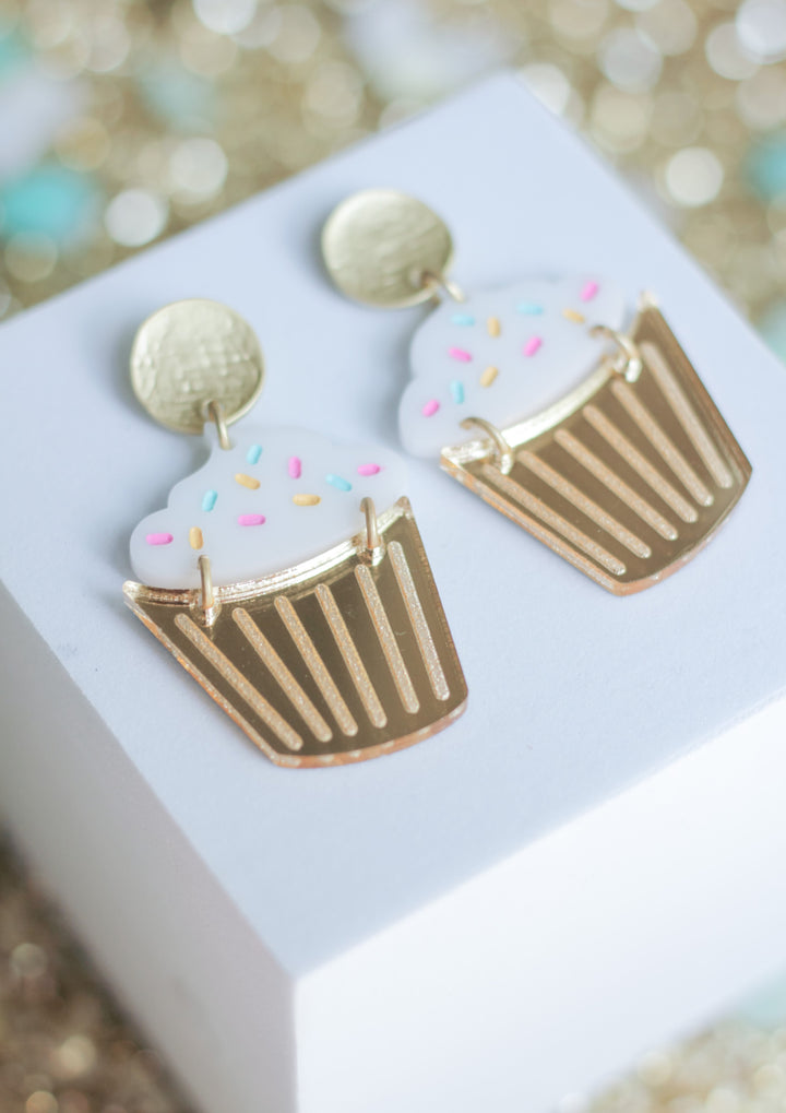 Cupcake Earrings