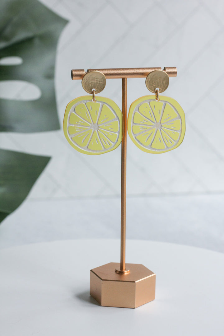 Lemon Slice Earrings