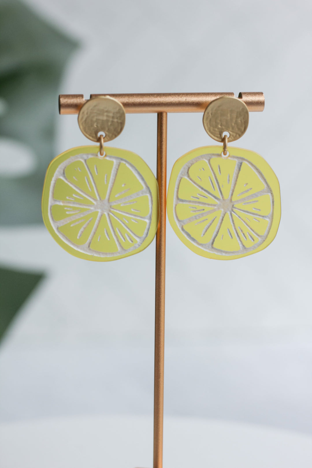 Lemon Slice Earrings