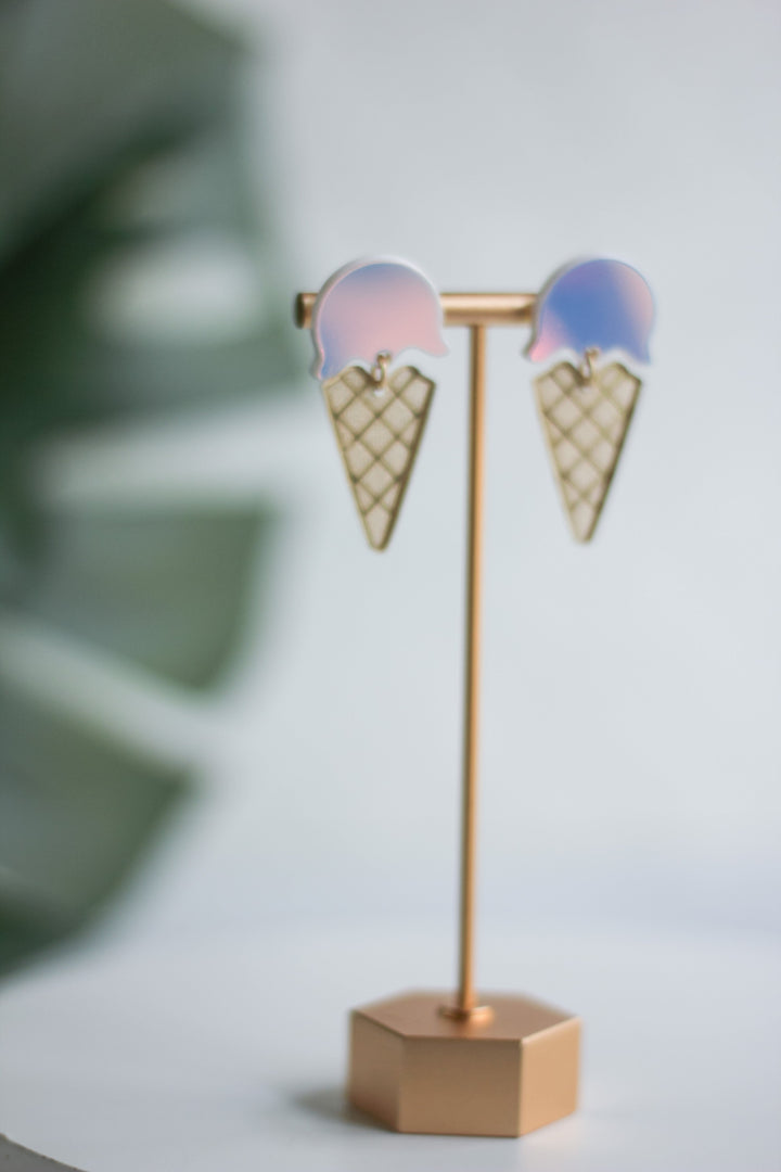 Ice Cream Cone Earrings