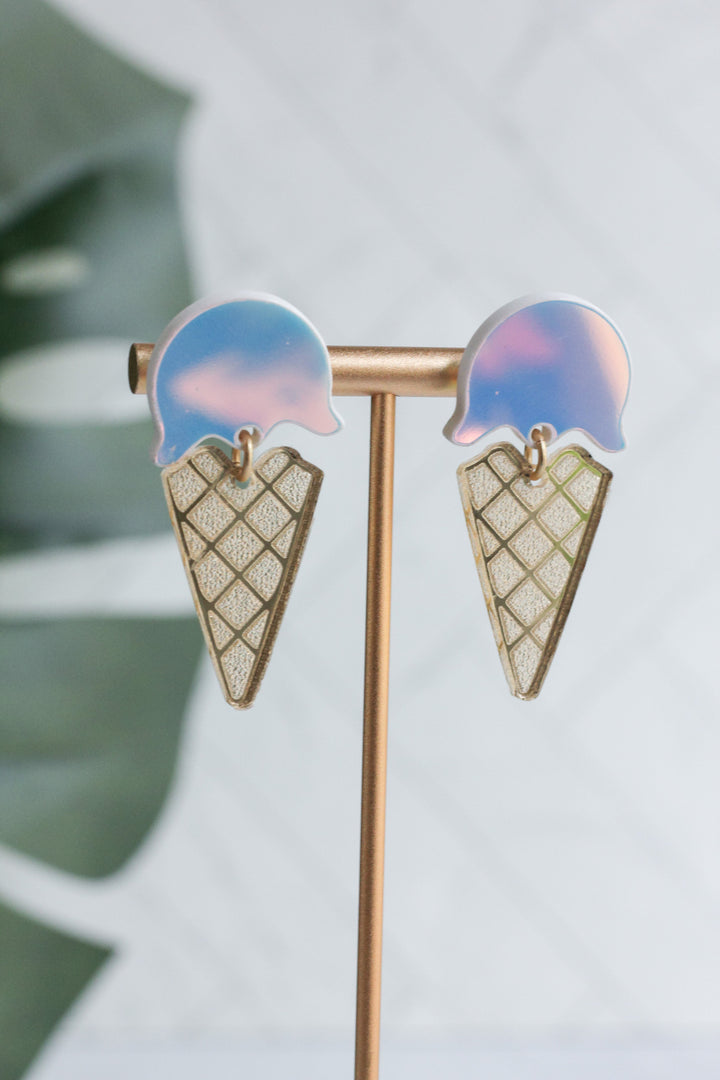 Ice Cream Cone Earrings