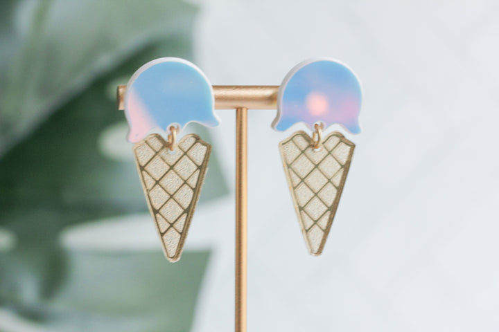 Ice Cream Cone Earrings