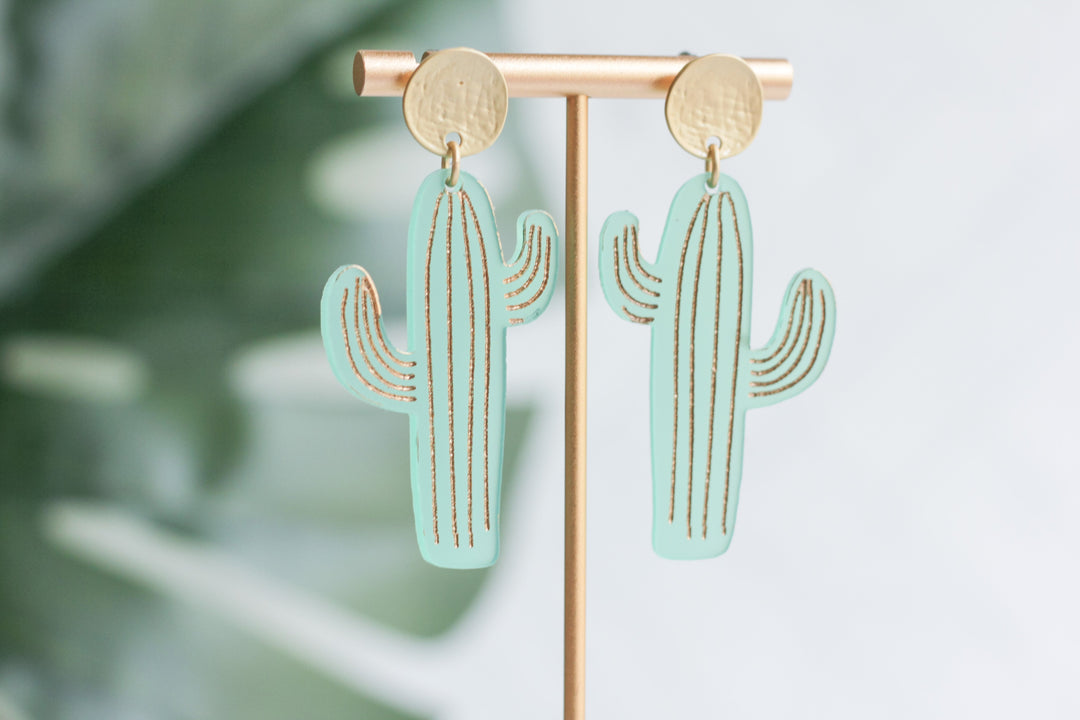 Cactus Earrings