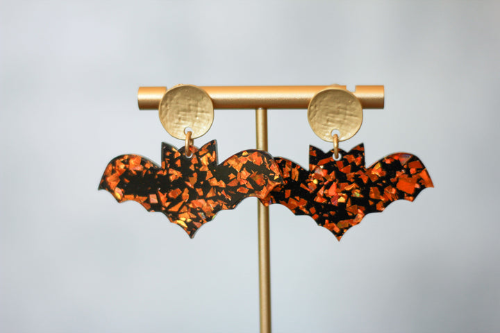 Bat Acrylic Earrings