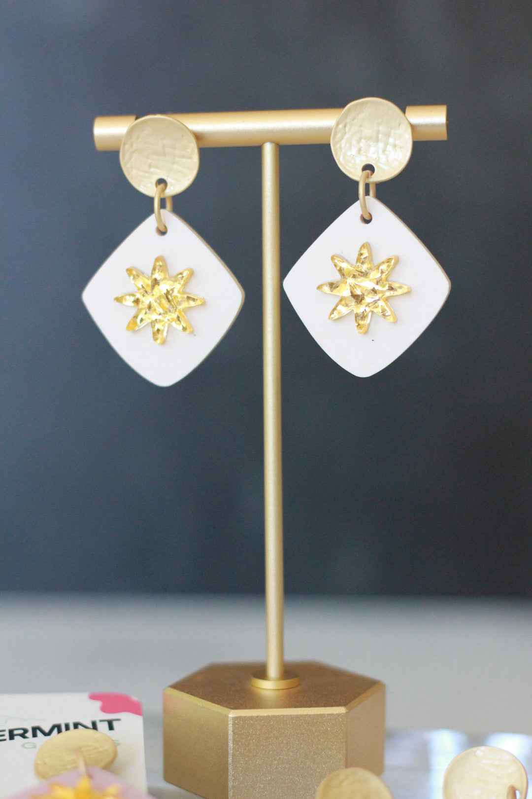 Diamond Starburst Earrings