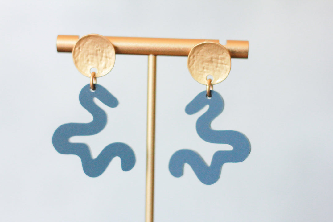 Mini Squiggle Earrings