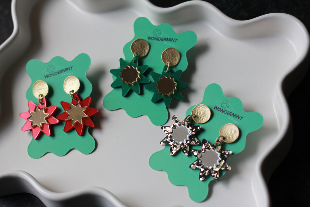 Winter Starburst Earrings