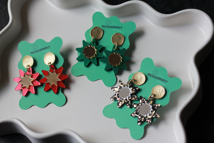 Winter Starburst Earrings