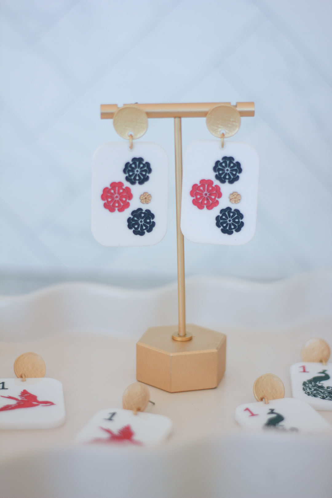 Mahjong Earrings