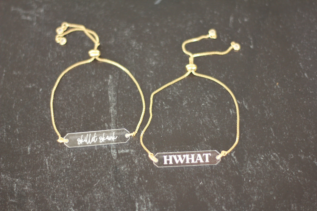 Mary Ryan Brown Acrylic Bracelets