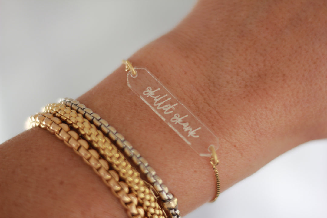 Mary Ryan Brown Acrylic Bracelets