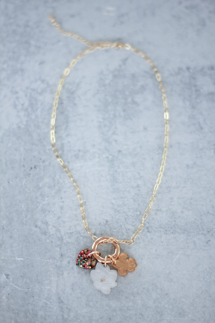 Mary Ryan Brown Charm Necklace