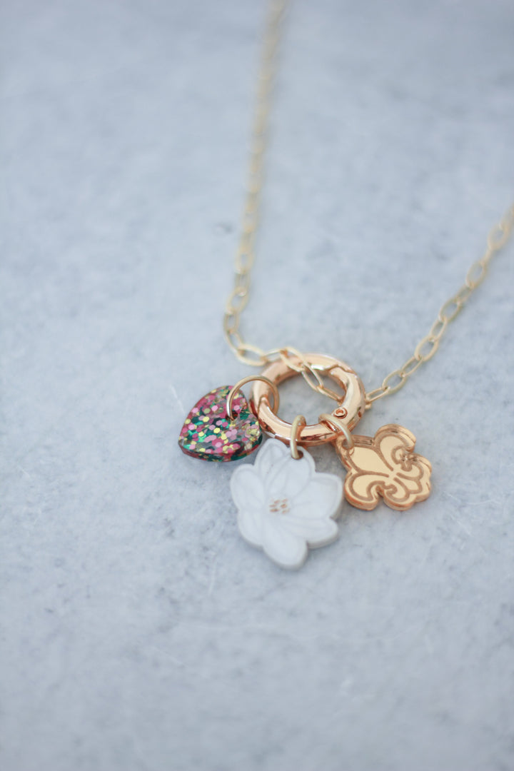 Mary Ryan Brown Charm Necklace