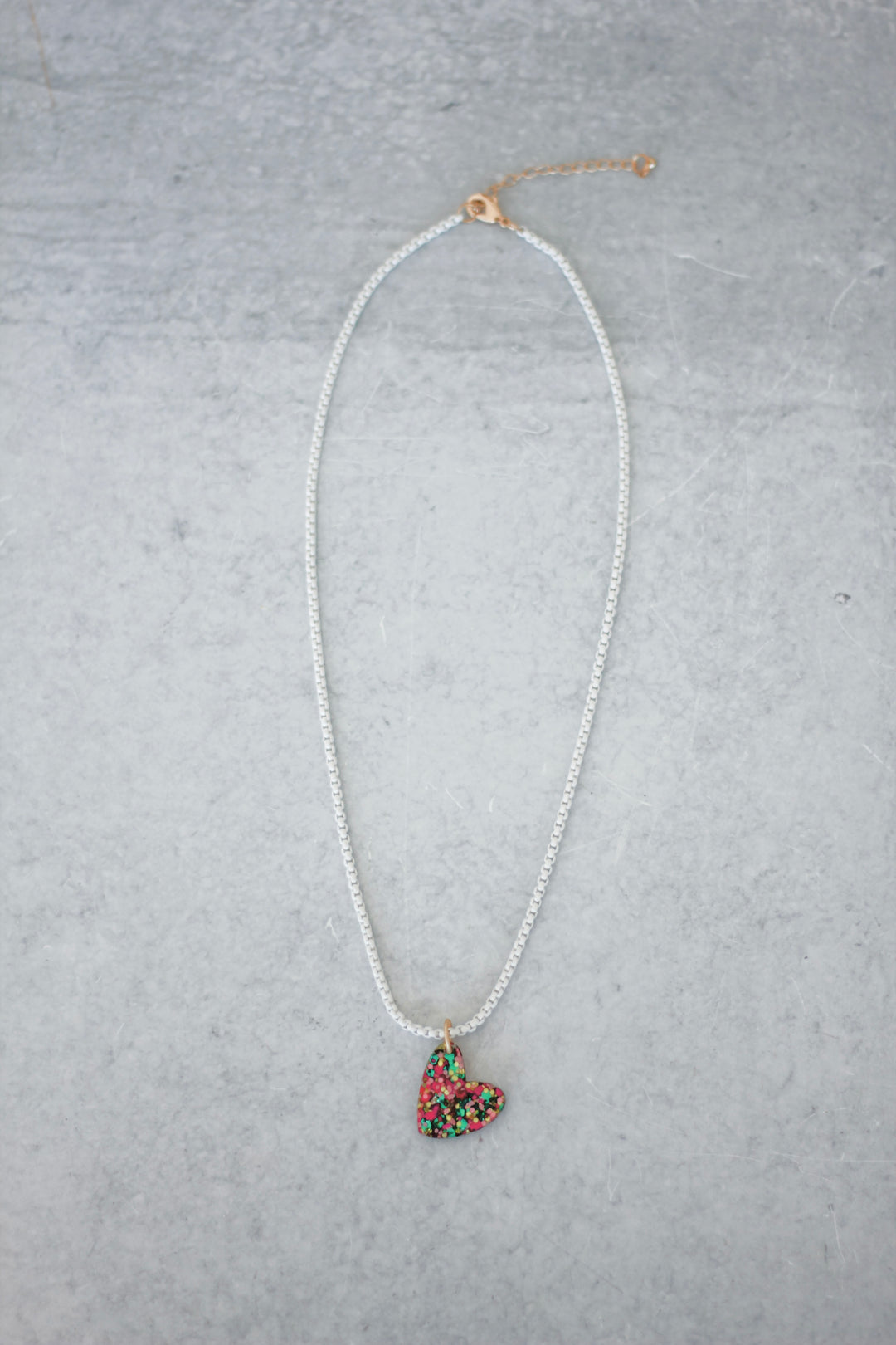 Mary Ryan Brown Confetti Charm Necklace
